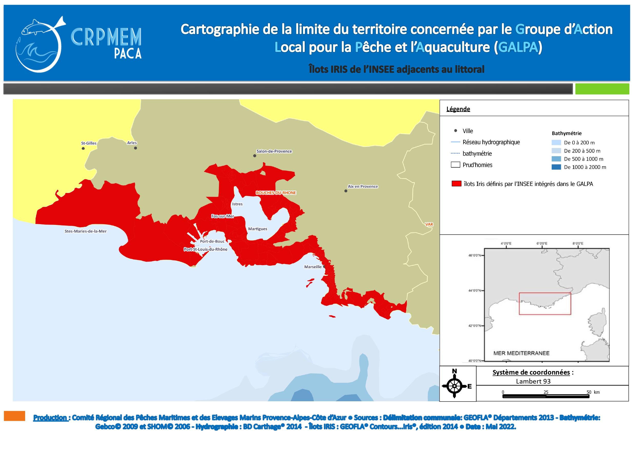Carte du territoire Galica